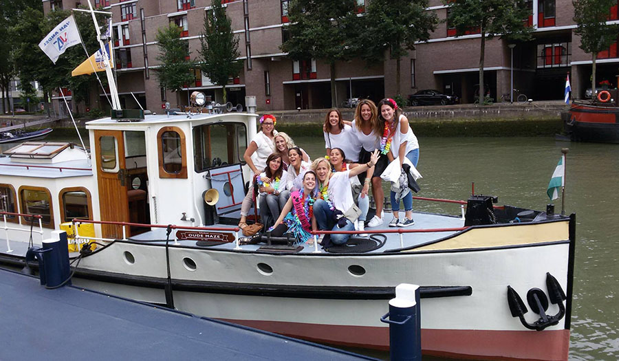 Op de Oude Maze in de Leuvehaven